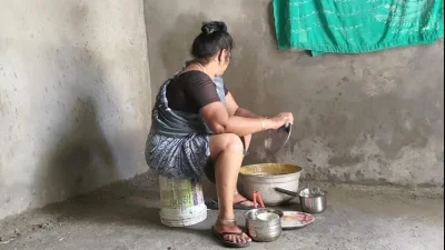 Step mother and step son also had beautiful sex at home