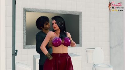 beautiful sexy aunty savita fucked by bra salesman