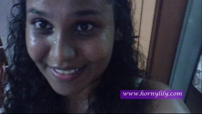 lily sweating after work out