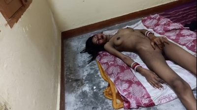 Indian Teen hot village girlfriend fucking in night