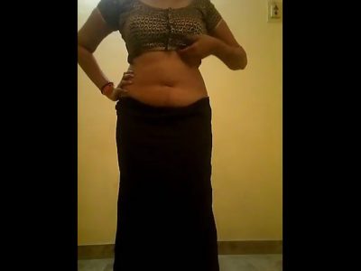 Sexy Figure Indian Wife Taking Her Clothes Off