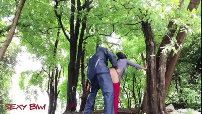 For the first time, I took Marathi Bhabhi to the jungle and fucked her like a mare