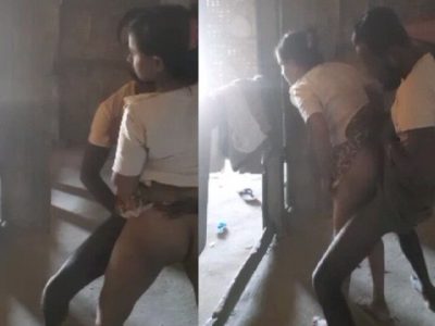 Village Bhabi stand fuck with Devar desi sex