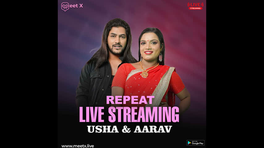 Mallu Usha Prabha and Aarav Meetx Live Mydesi 