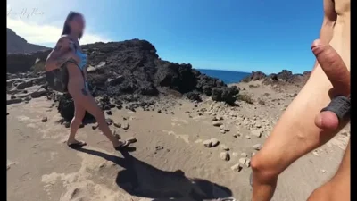 Bitch On The Beach: Hard Dick Exposed To A Slut That DoesnT Resist