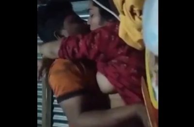 Village Lovers having romantic sex at night
