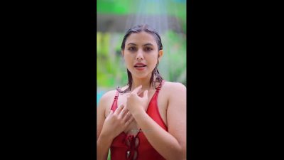 Insta Model Priyanka Prateek Nipples in See-through Swimwear