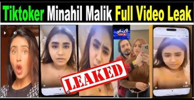 Pakistani TikToker Minahil Malik sex MMS