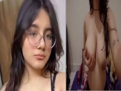 Innocent girl topless big boobs showing viral clip