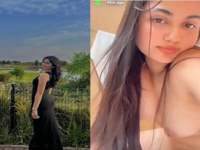 Beautiful girlfriend naked pussy and boobs show