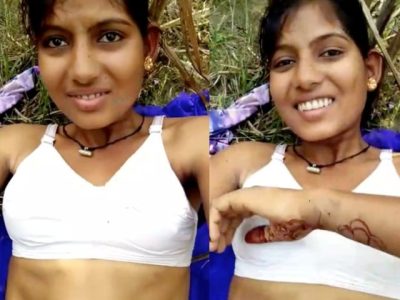 Village desi girl outdoor chudai MMS video clip