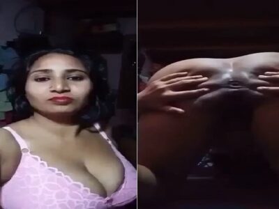 MILF desi anal showing with viral pussy show
