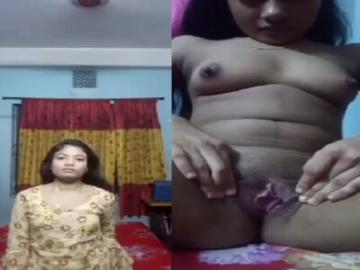 Small boobs cute girl naked viral sexy mms