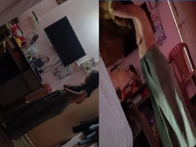 Mom dress change before son Marathi sex video