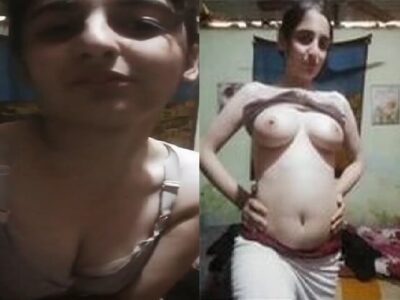 Unseen Desi girl nude milky white boobs showing