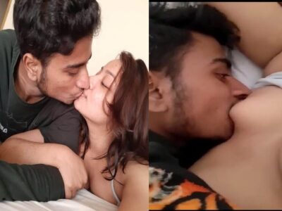 College girl sex video sucking boobs moans loudly while fucking