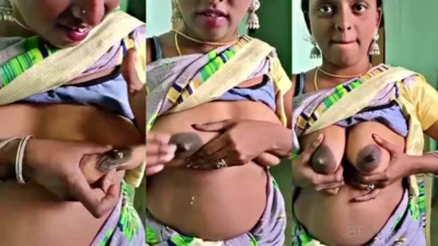 Desi Bhabhi Nude Squeezing Milk Boobs Viral Show