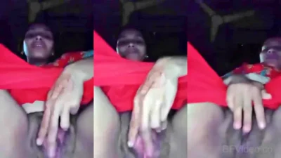 Horny Girl Boob Press And Naked Fingering