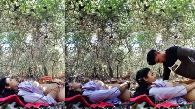 Indian Lovers Fucking In Deep Jungle