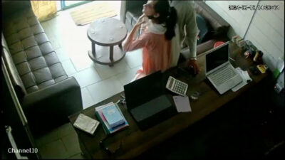Fucking in office, recorded in cctv