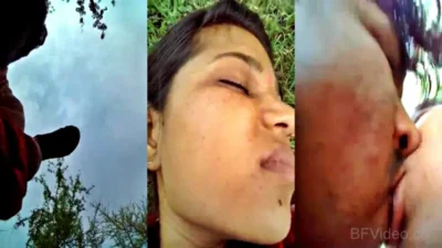 Shaved Dehati Pussy Fucking Outdoors By Her Lover