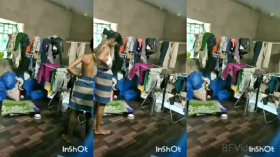 Slim Hostel Girl Dress Change Viral MMS