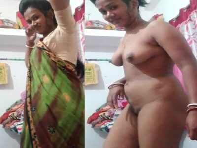 Bhabhi saree stripping and nude xxx photo and video