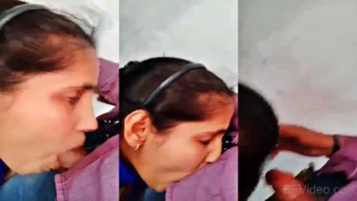 Beautiful Indian Girl Eating Small Dick Of BF