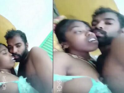 Young girl fucking by lover in Tamil xxx sex