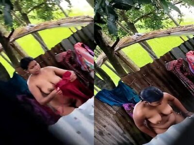 Village neighbor bhabhi nude bath viral hidden cam