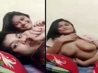 Indian lesbian sisters exposing big boobs viral MMS
