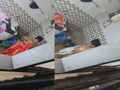 Spying neighbor bhabhi nude bath through window