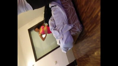 Beautiful girl enjoying with lover in hotel