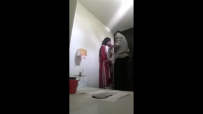 Lover fucking in washroom