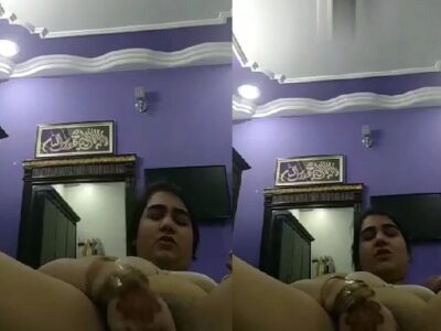 Chubby Pakistani sex lady self pleasuring viral MMS