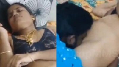 Tamil bhabhi ki chut chaat raha hai lover