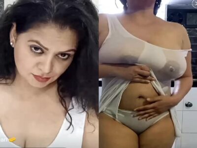 Indian porn webseries actress Sapna wet see through