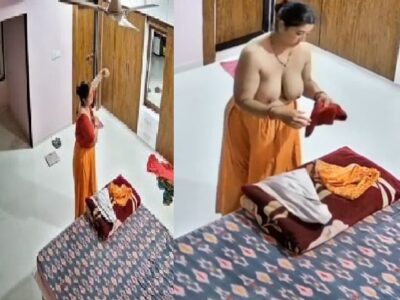 Aunty dress change nude pics and videos from CCTV