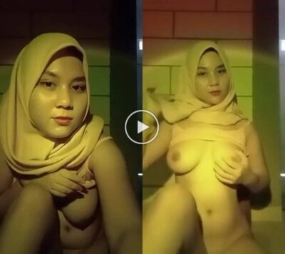 Muslim Hijabi 18 girl okxxx shows boob nude video