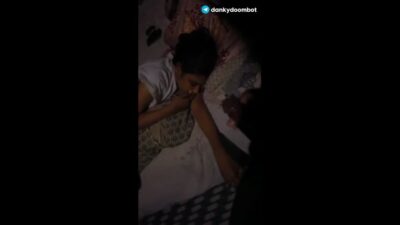 Real brother jerking on sleeping sis