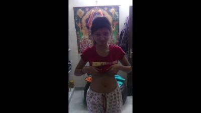 indian young with nude in bedroom
