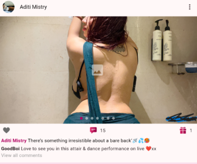 Aditi Mistry nude Shower bathing Video