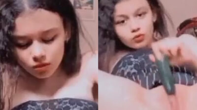 Chut mein kheera daal rahi hai Bengali meye