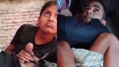 Boyfriend ka lund hila kar chud gayi village girl