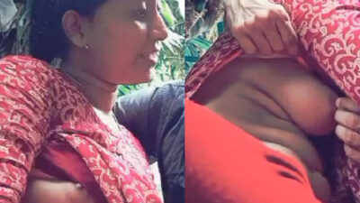 Outdoor mein sali ki boobs daba raha hai jija