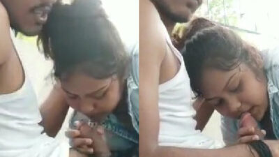 Boyfriend ko zabardast blowjob de rahi hai ladki