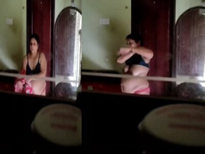 Mom nude after bath caught on cam kept by her son