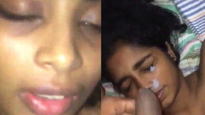 Girlfriend ko chod kar face par cum giraya bf ne