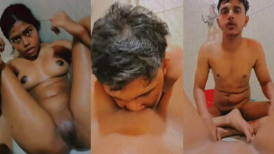 Gf ki chut ko chaat raha hai boyfriend