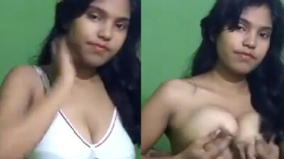Desi girl Urvashi ki boobs masalne ki video